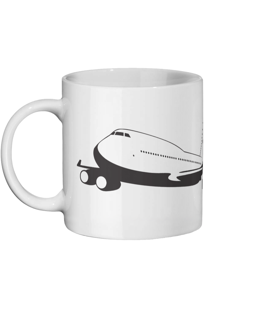 People Express Airlines B-747 Coffee Mug 